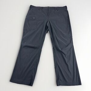 Eddie Bauer Rainier Tech Pants Mens 40x30 Black Outdoors Hiking Camping Fishing